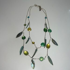 Chicos necklace  double layer new never worn